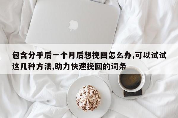 包含分手后一个月后想挽回怎么办,可以试试这几种方法,助力快速挽回的词条