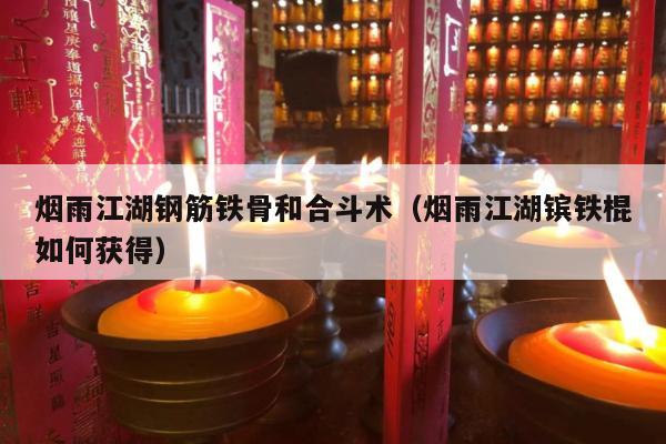 烟雨江湖钢筋铁骨和合斗术（烟雨江湖镔铁棍如何获得）