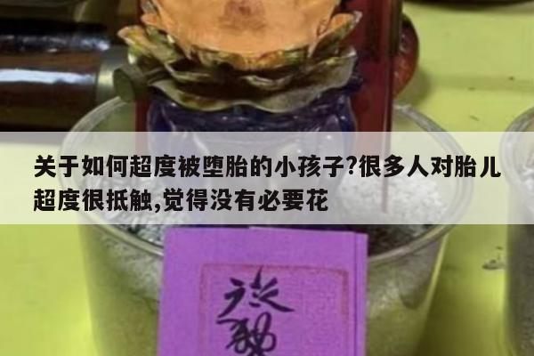 关于如何超度被堕胎的小孩子?很多人对胎儿超度很抵触,觉得没有必要花