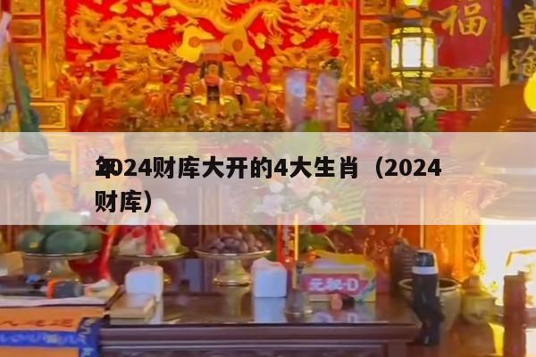 2024财库大开的4大生肖（2024
年财库）